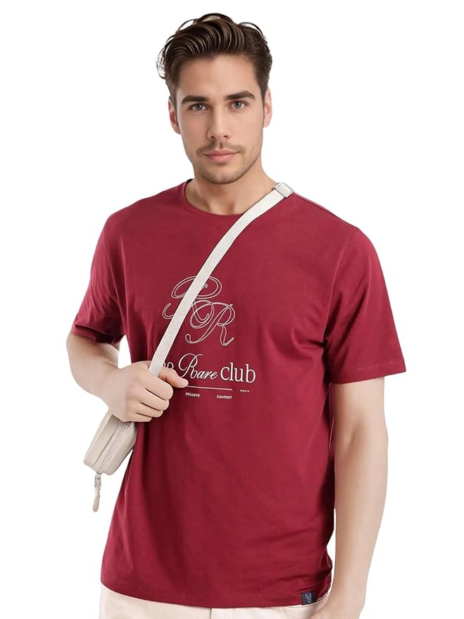 Rare Rabbit Men’s T-Shirt – Red