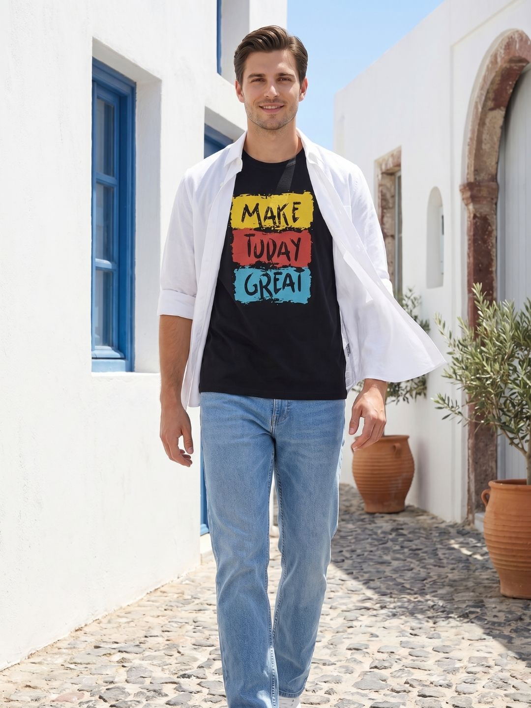 Mokajodi Men's Slim Fit T-Shirt