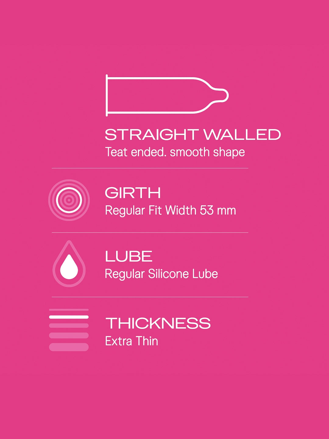 Durex Extra Thin Bubblegum Flavoured Condoms (3 in each pack)