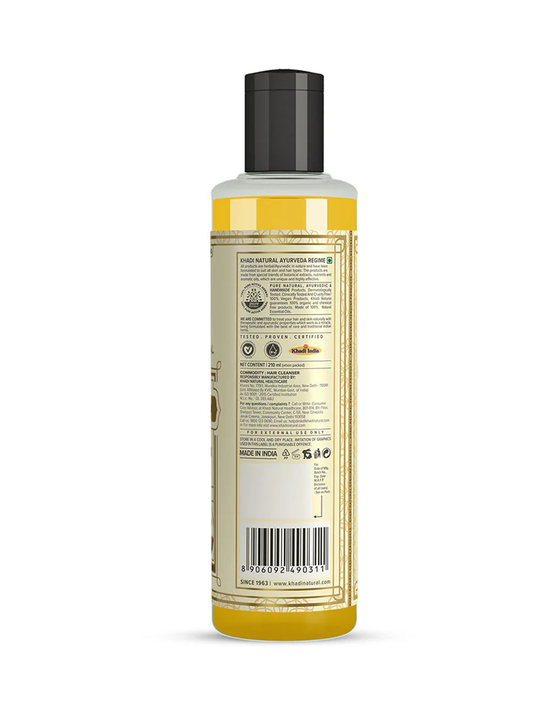 Khadi Natural Saffron Tulsi & Reetha Cleanser 210ml