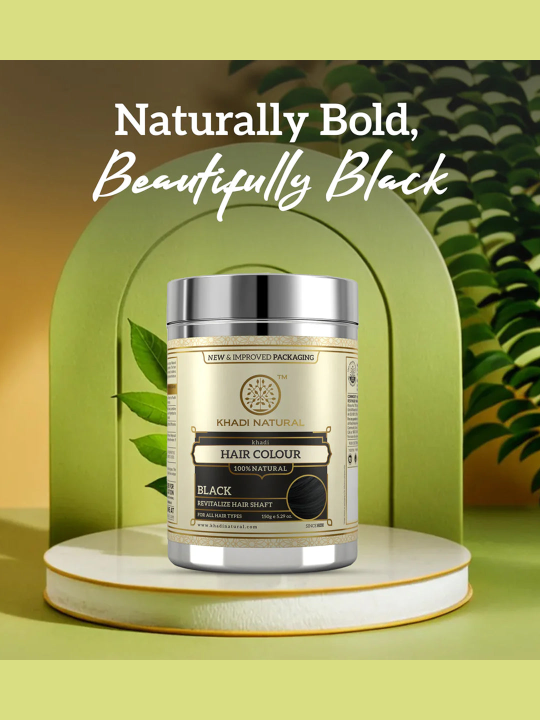Khadi Natural Black Hair Colour 150g