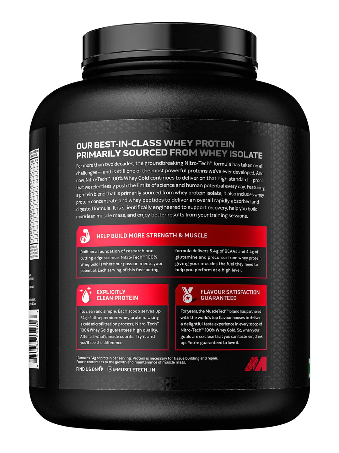 Muscletech Nitro Tech Whey Gold Powder 1.81 kg