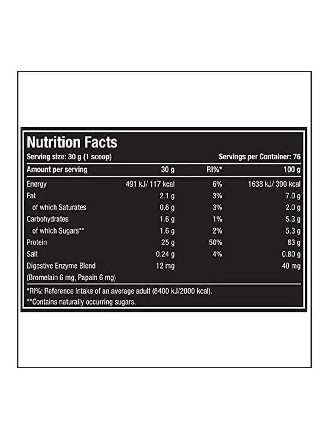 One Science Nutrition Premium 100% Whey Protein Powder 2.27 kg
