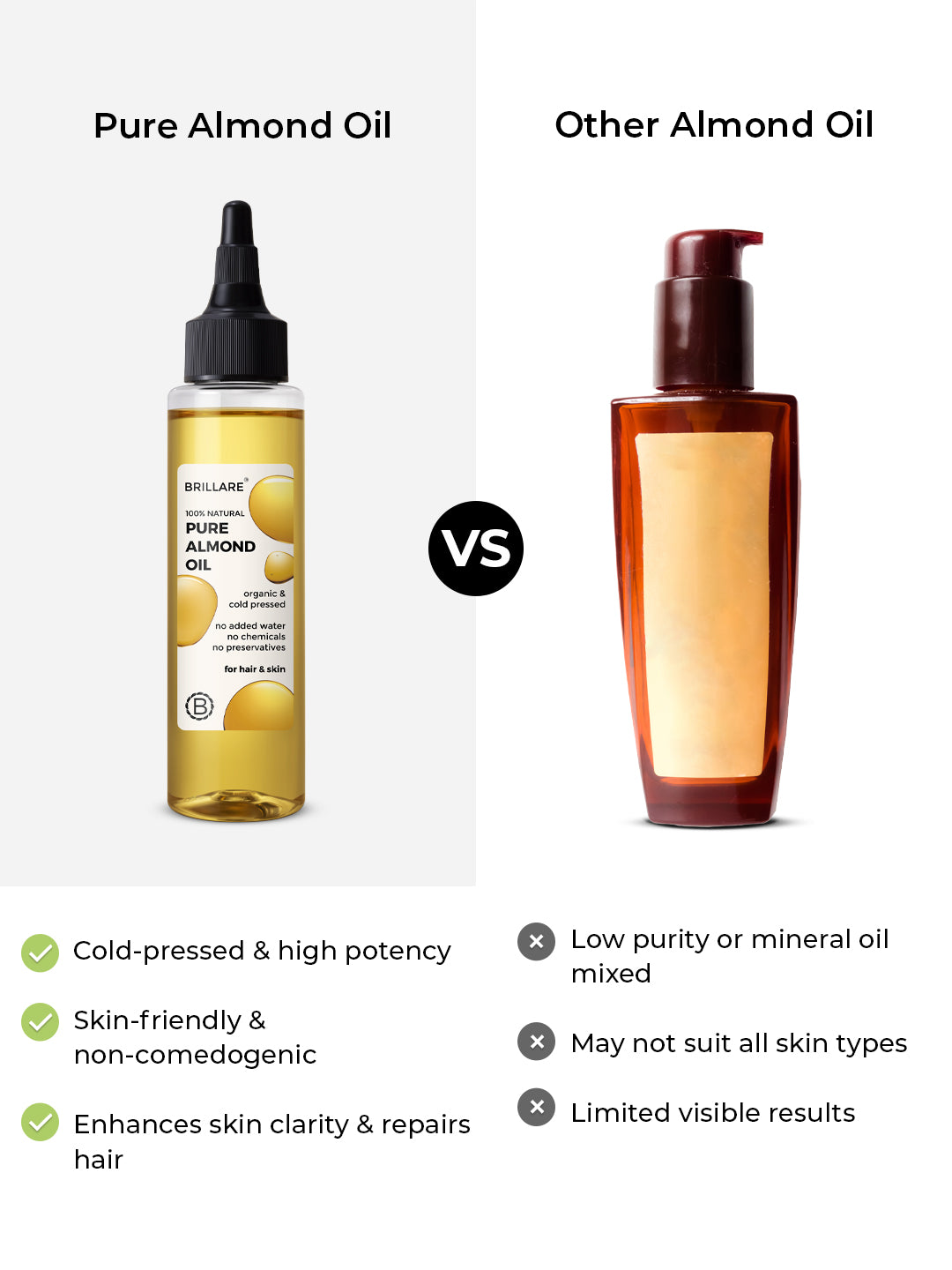 Brillare Pure Almond Oil (100ml)