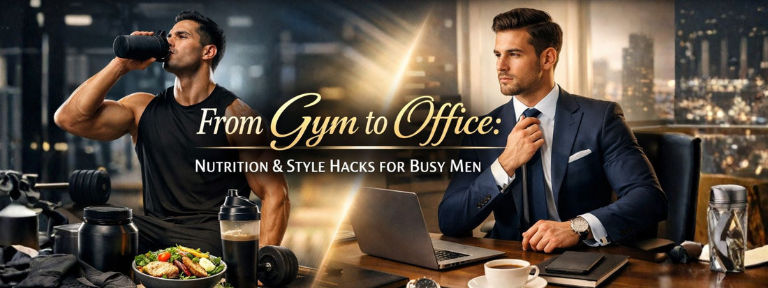 From Gym to Office: Nutrition & Style Hacks for Busy Men