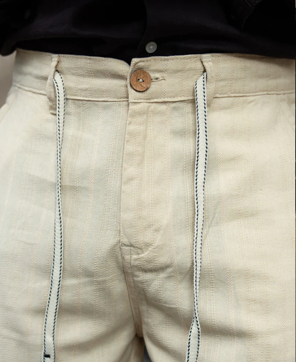Powerlook Natural Cotton Structure Trousers