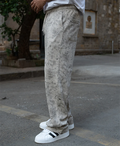 Powerlook Neutral Printed Baggy Fit Trackpant