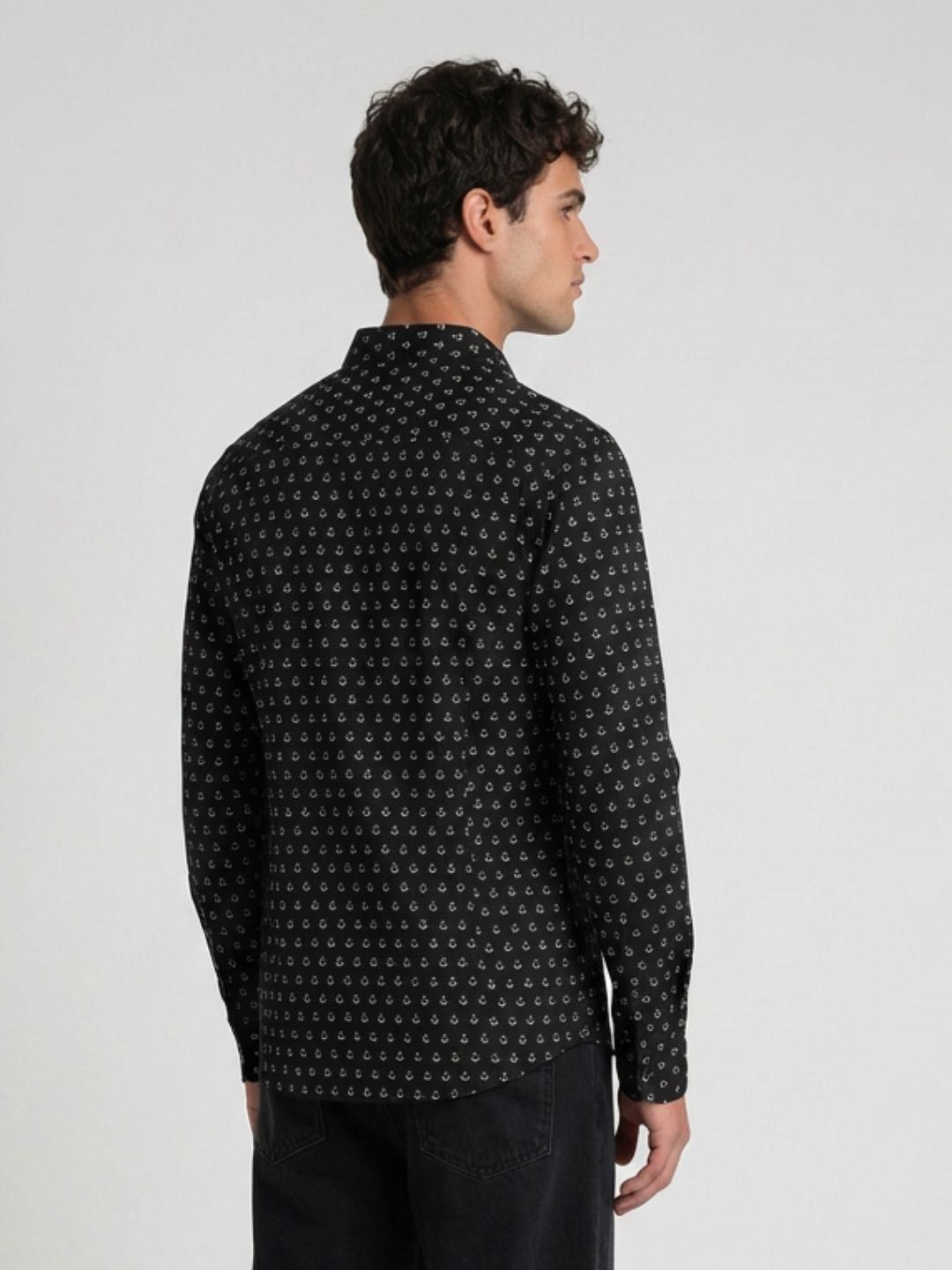 Mokajodi Men's Slim Fit Printed Regular Shirt