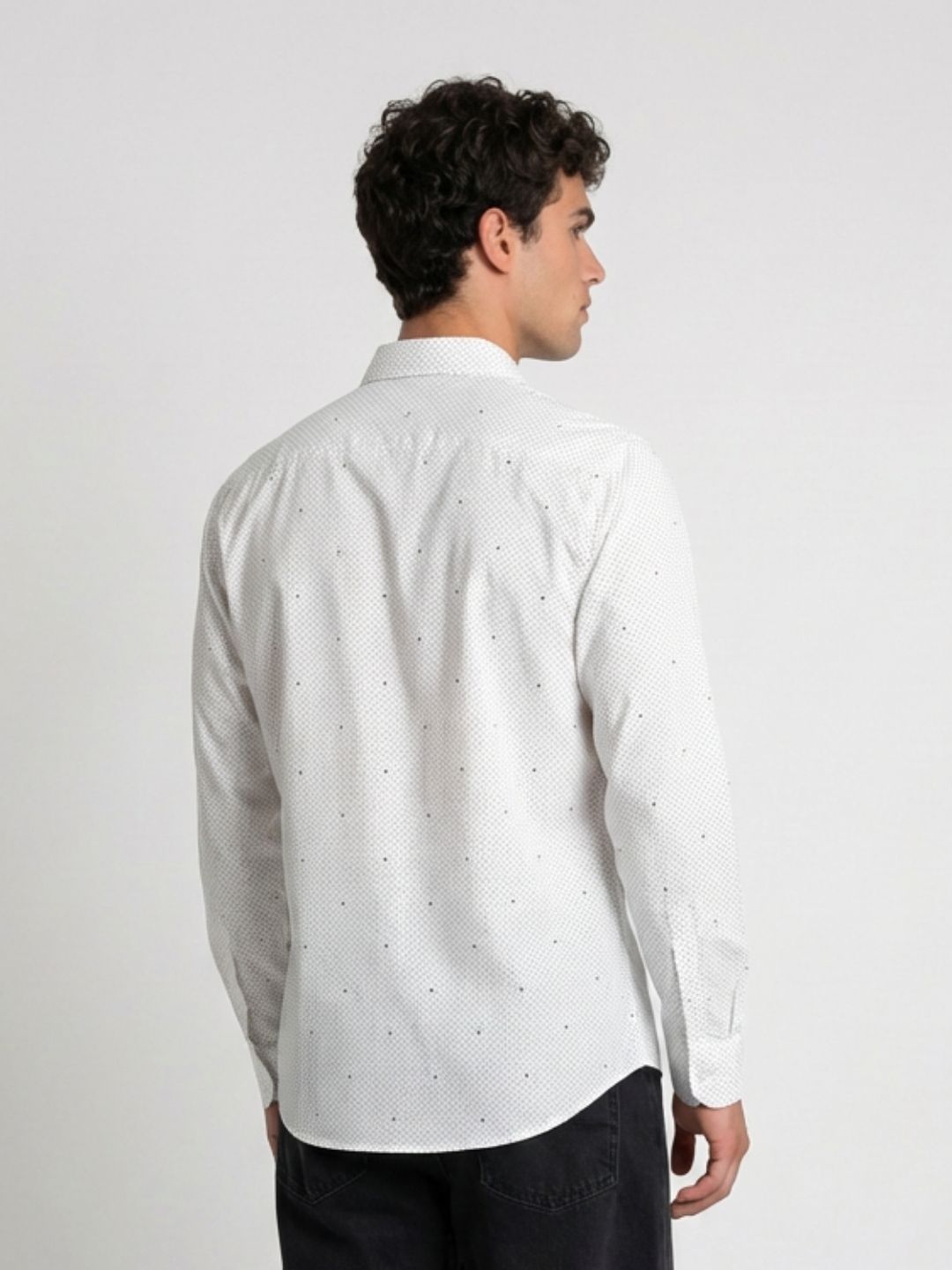 Mokajodi Men's Slim Fit Printed Regular Shirt