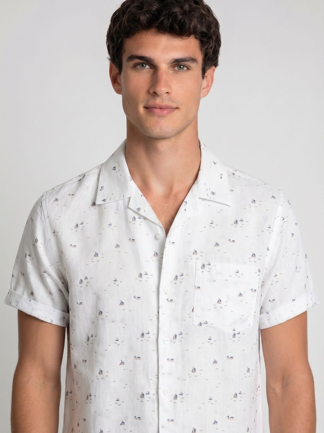 Mokajodi Men's Slim Fit Printed Regular Shirt