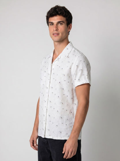 Mokajodi Men's Slim Fit Printed Regular Shirt