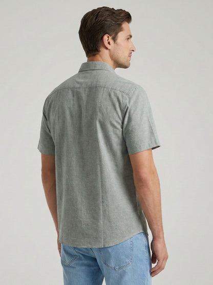 Mokajodi Men's Slim Fit Linen Regular Shirt