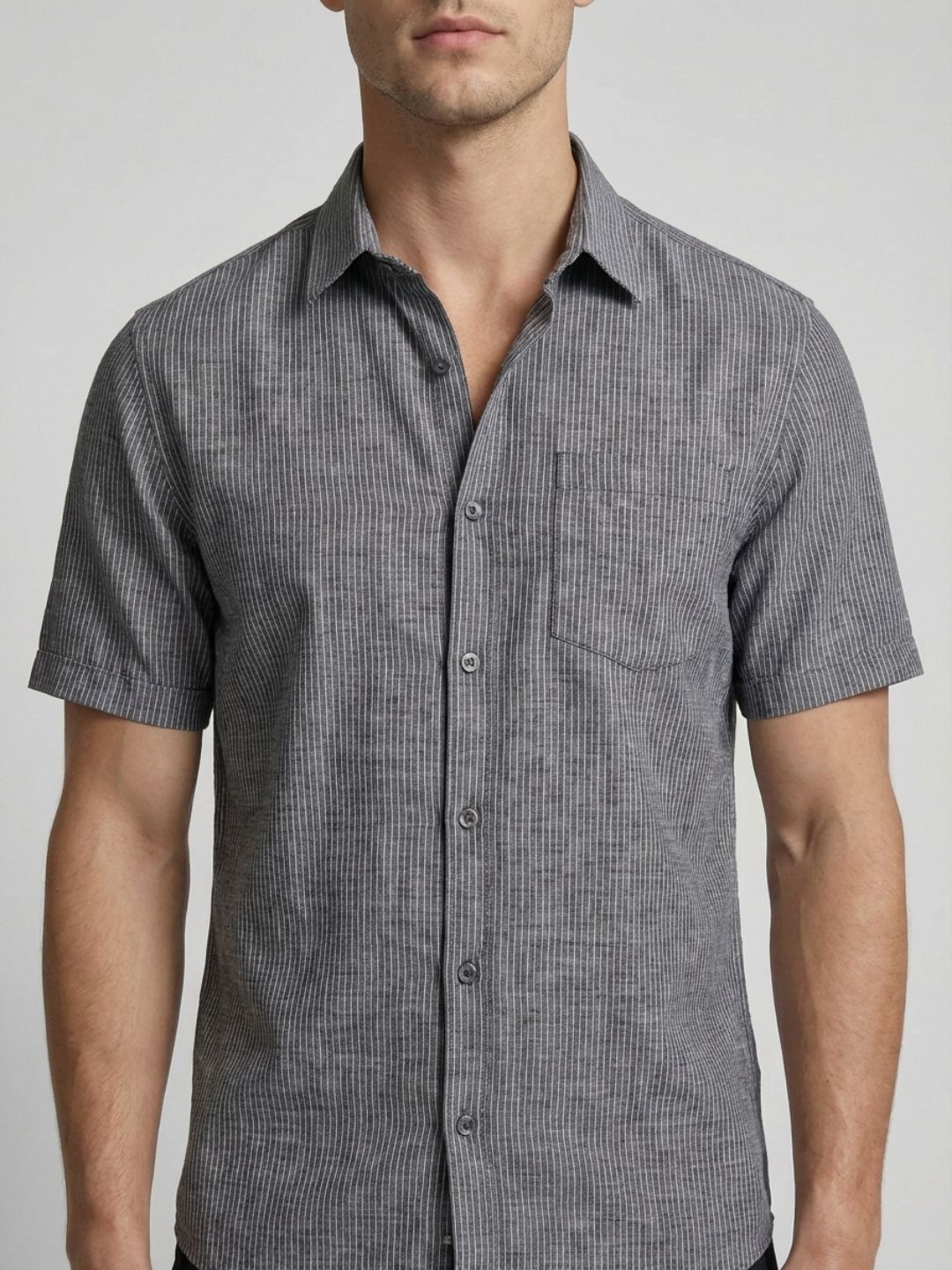Mokajodi Men's Slim Fit Linen Regular Shirt