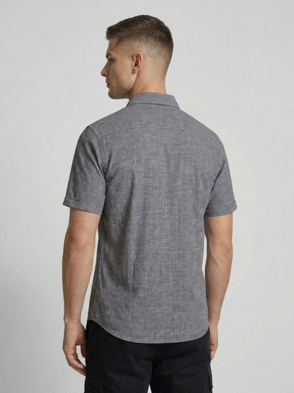 Mokajodi Men's Slim Fit Linen Regular Shirt