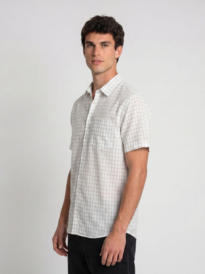 Mokajodi Men's Slim Fit Linen Regular Shirt