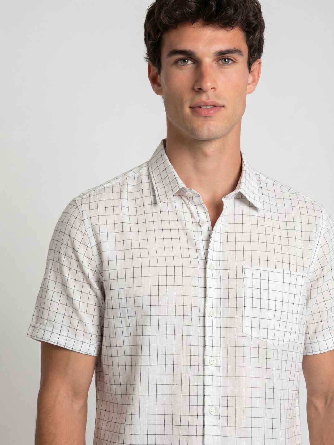 Mokajodi Men's Slim Fit Linen Regular Shirt