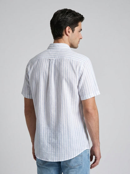 Mokajodi Men's Slim Fit Linen Regular Shirt