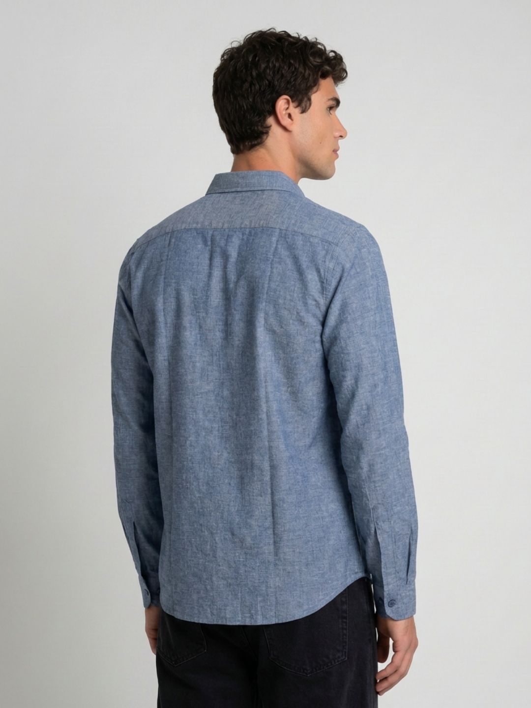 Mokajodi Men's Slim Fit Linen Regular Shirt