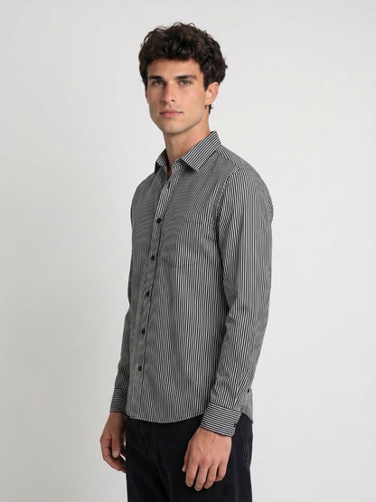Mokajodi Men's Slim Fit Linen Regular Shirt