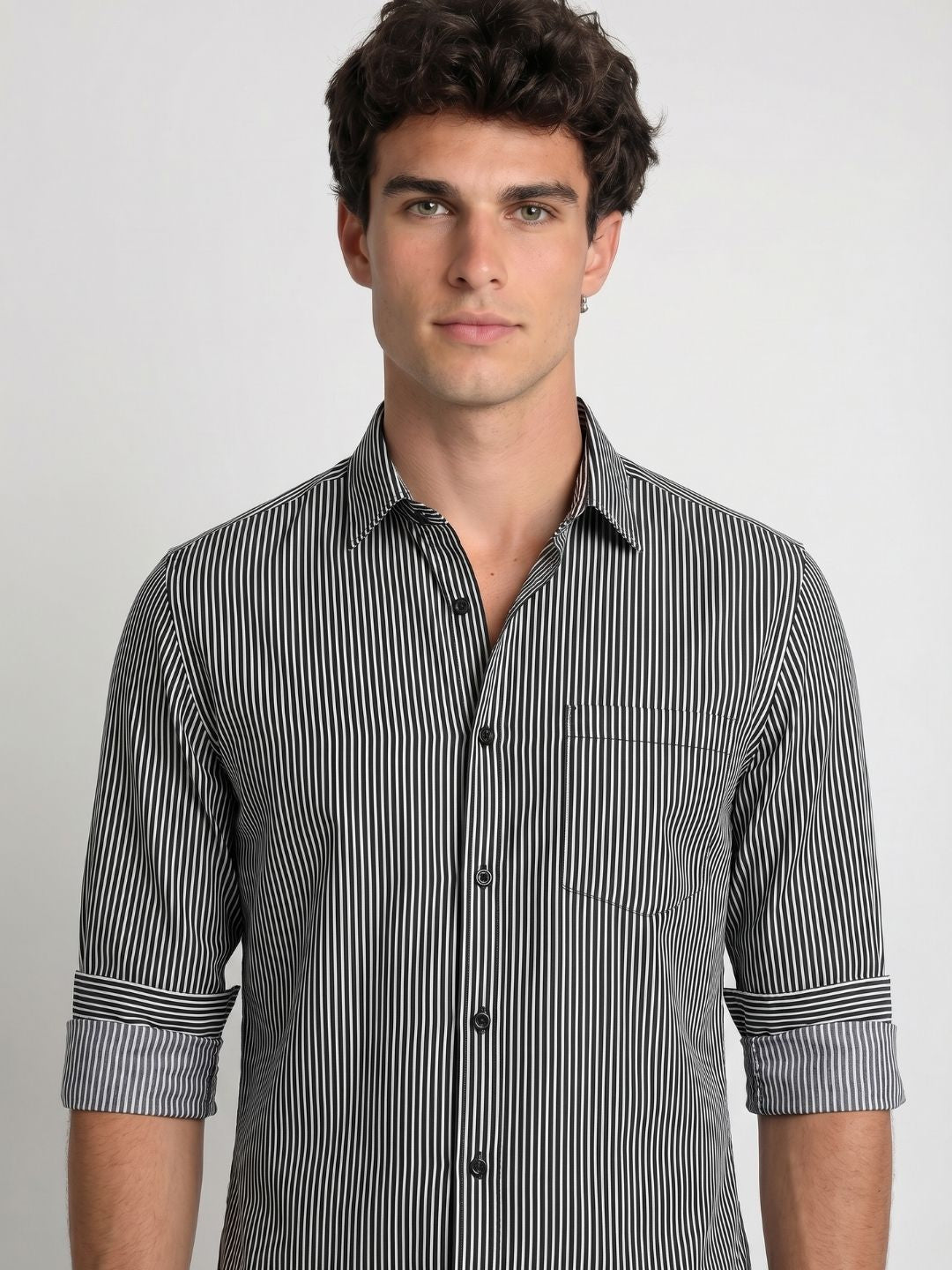 Mokajodi Men's Slim Fit Linen Regular Shirt