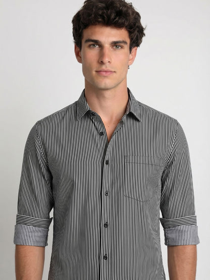 Mokajodi Men's Slim Fit Linen Regular Shirt