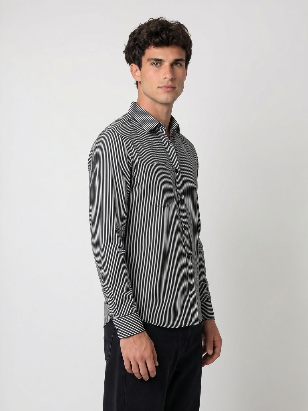 Mokajodi Men's Slim Fit Linen Regular Shirt