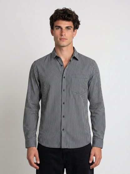 Mokajodi Men's Slim Fit Linen Regular Shirt