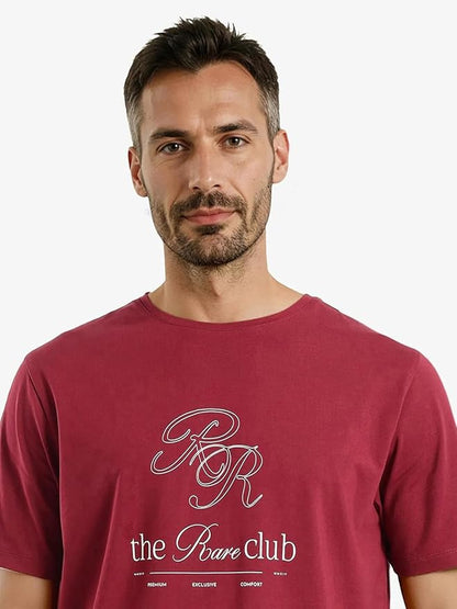 Rare Rabbit Men’s T-Shirt – Red