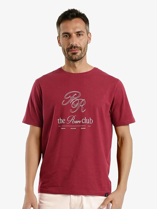 Rare Rabbit Men’s T-Shirt – Red