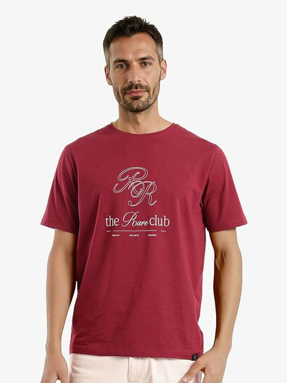 Rare Rabbit Men’s T-Shirt – Red