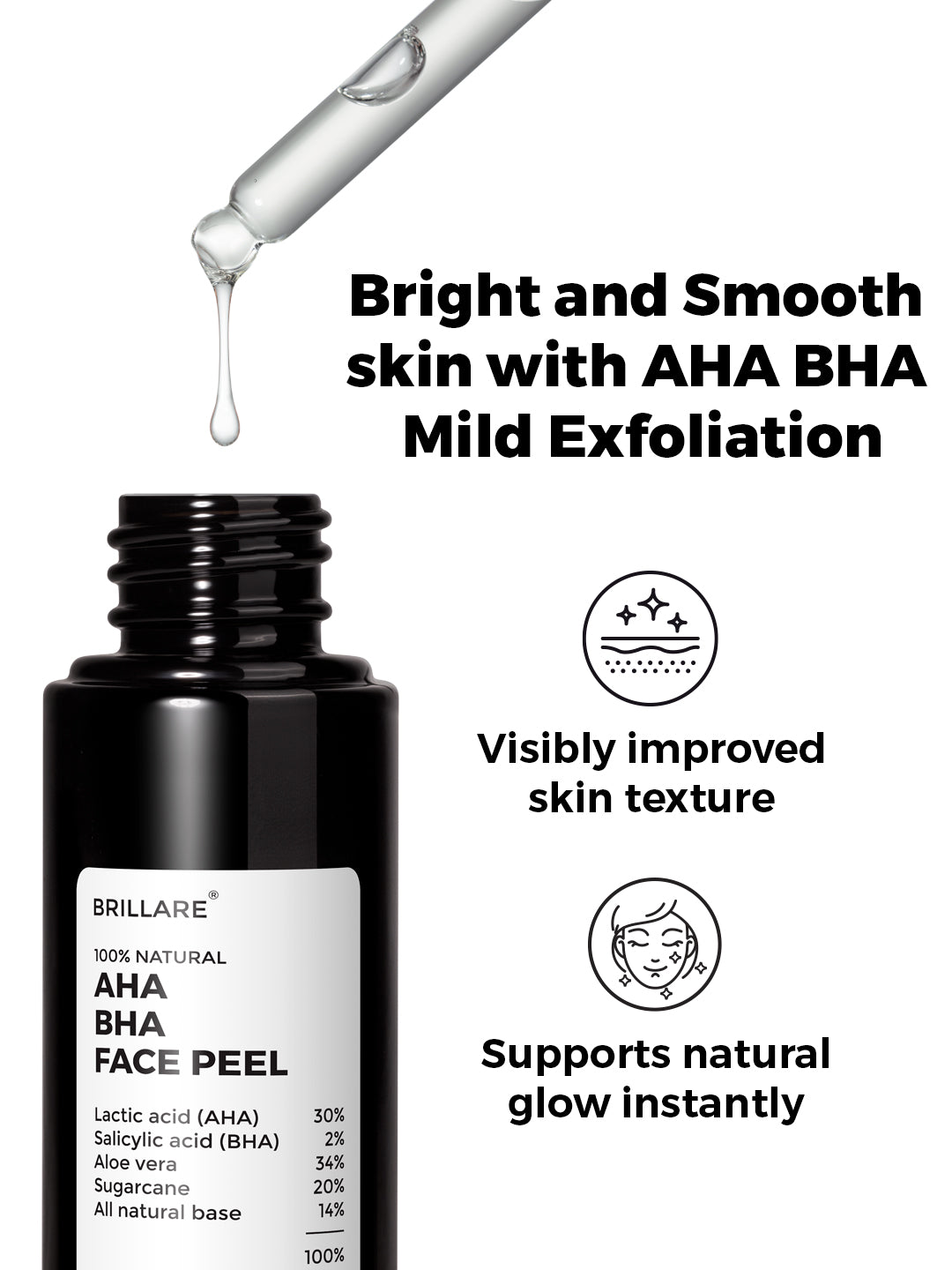 Brillare AHA BHA Face Peel (30ml)