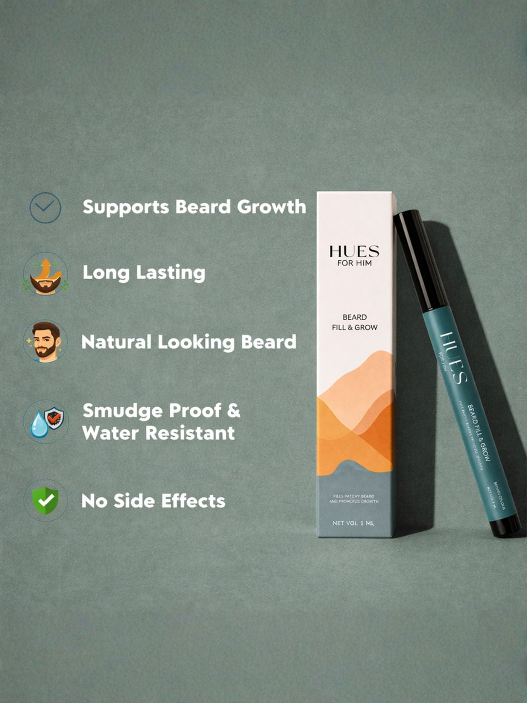 Hues for Him Beard Fill & Grow