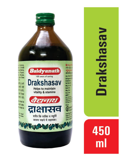Baidyanath Drakshasav Liquid (450 ml)