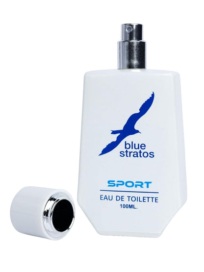 Blue Stratos Sport Eau de Toilette with  Free Deo  (100ml)