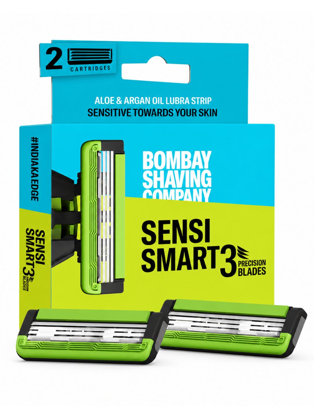 Bombay Shaving Company Sensi Smart 3 3 Blade Cartridge Razor