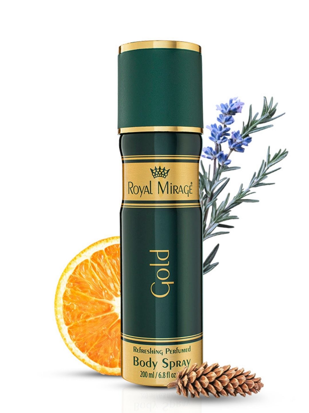ROYAL MIRAGE BODY SPRAY 200ML GOLD