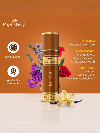 ROYAL MIRAGE BODY SPRAY 200ML JUST OUD