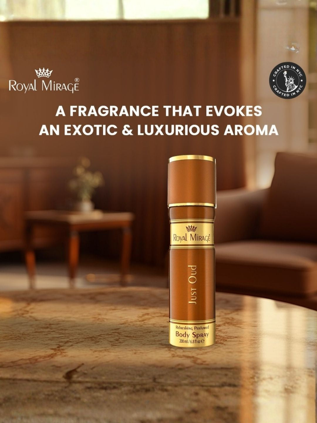 ROYAL MIRAGE BODY SPRAY 200ML JUST OUD