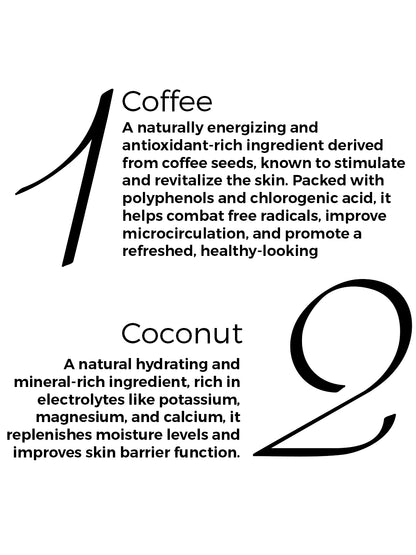 Brillare Coffee & Coconut Body Scrub Energized & Moisturised Skin (200g)