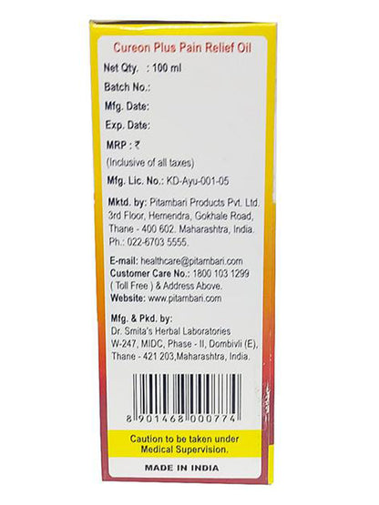 Cureon Pain Relief Oil 100 ml
