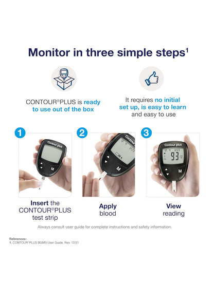 Contour Plus Glucometer Device 1 Unit