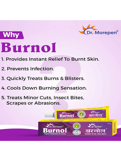 Dr. Morepen Burnol Antiseptic Cream (15gm)