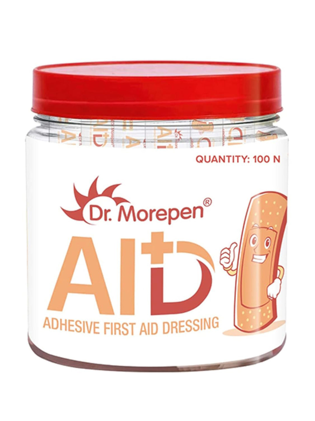 Dr. Morepen Aid Adhesive First Aid Dressing (Pack of 100)