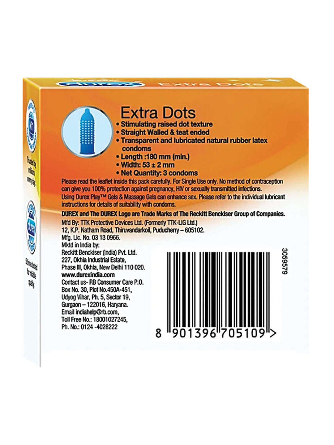 Durex Extra var testFlavour