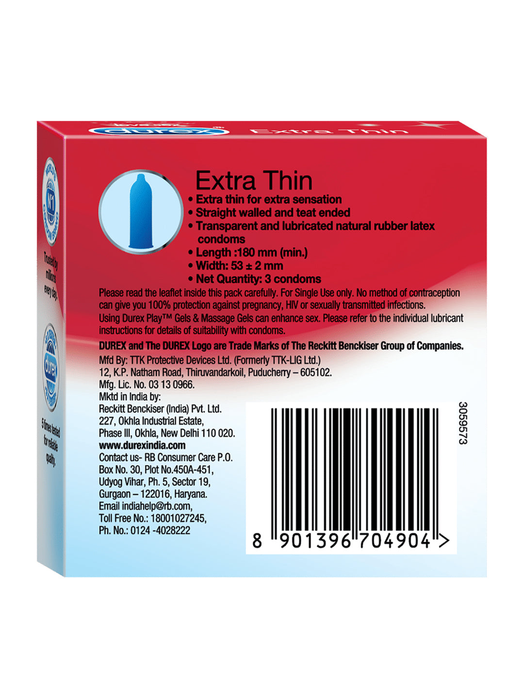 Durex Extra var testFlavourNewNEW2test