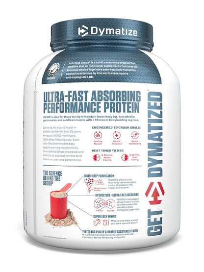 Dymatize ISO100 Hydrolyzed Whey Protein Isolate Powder 2.3kg