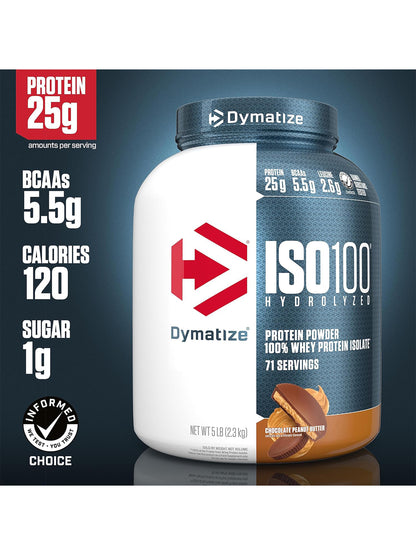 Dymatize ISO100 Hydrolyzed Whey Protein Isolate Powder 2.3kg