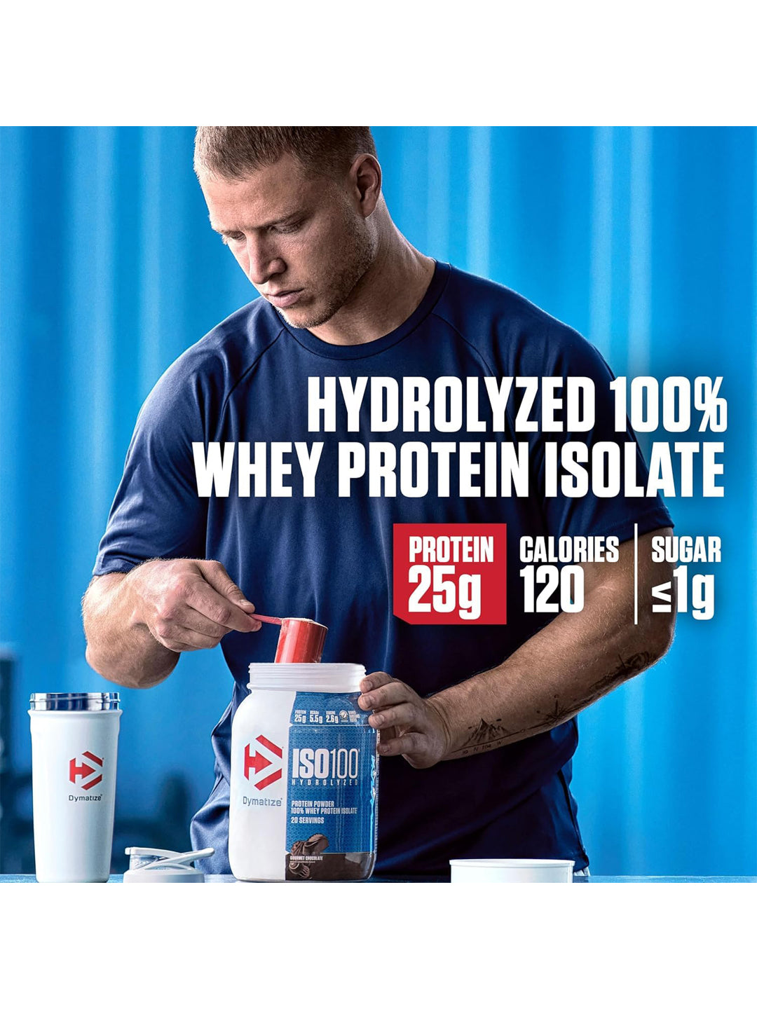 Dymatize ISO100 Hydrolyzed Whey Protein Isolate Powder 2.3kg