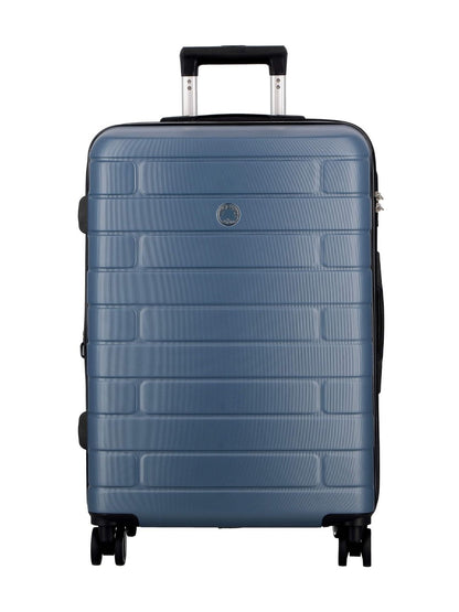 JUMP ESCO ES24-Blue-Medium-66cm Expandable Hardsided 8 Wheel Luggage with TSA Lock