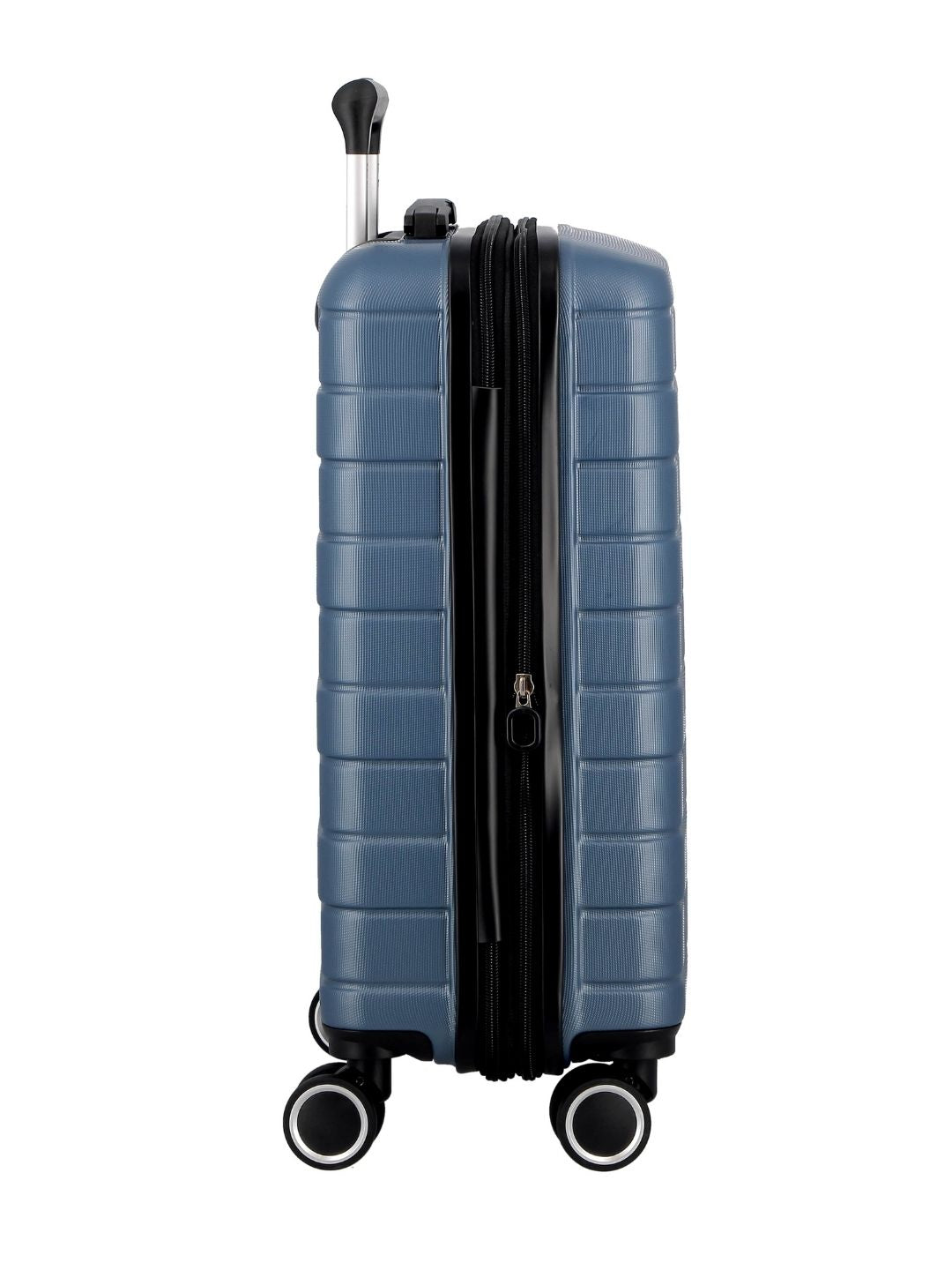 JUMP ESCO ES24-Blue-Medium-66cm Expandable Hardsided 8 Wheel Luggage with TSA Lock
